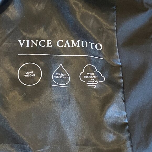 Vince Camuto Lightweight Water and Wind Resistant Rain Jacket XXL Black #51R - Picture 8 of 11